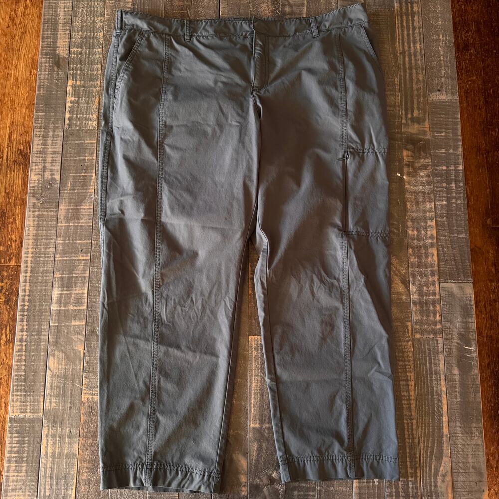 KIRKLAND Army Green Nylon Blend Quick Dry Trail Hiking Pants #212 Size 16